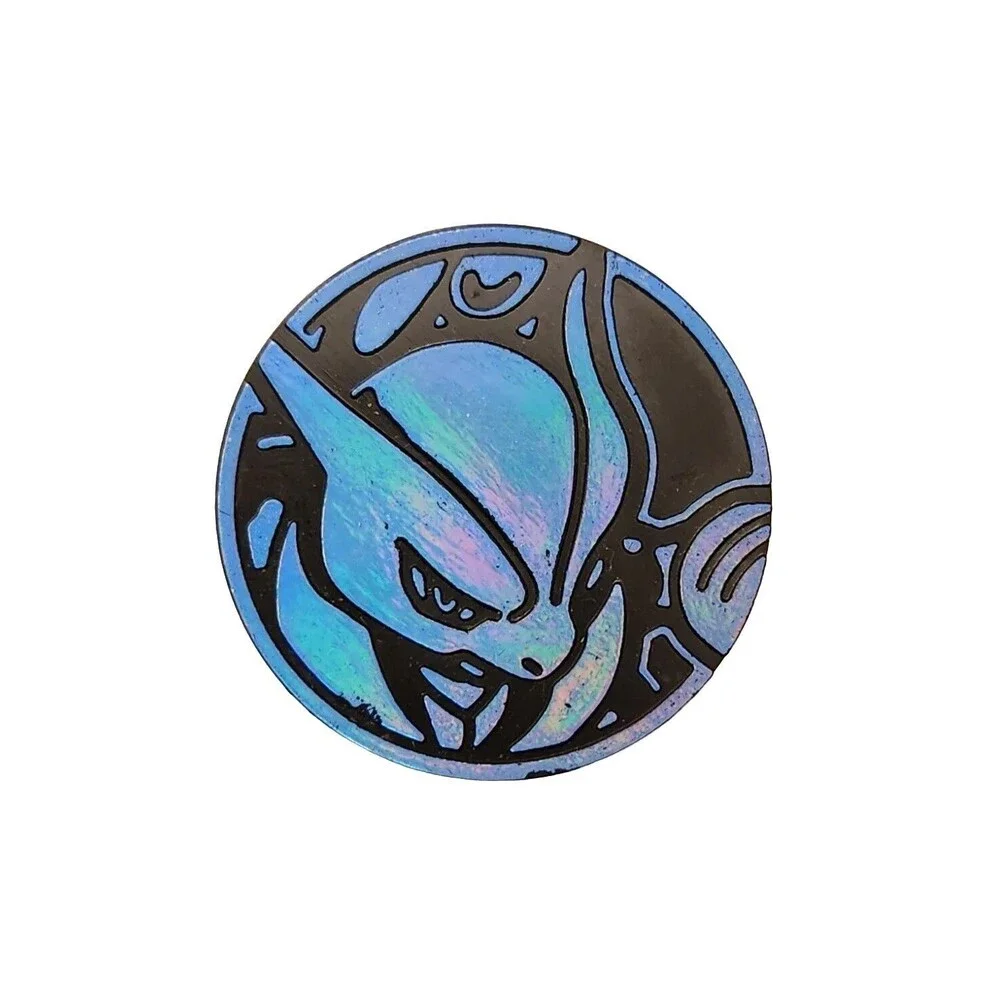 Authentic Pokemon Collector's Flip Coins MEGA MEWTWO X BLUE Holographic COIN